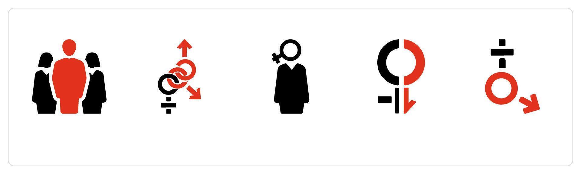 male and bisexual vector