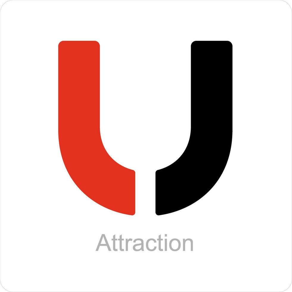 Attraction and customer icon concept vector