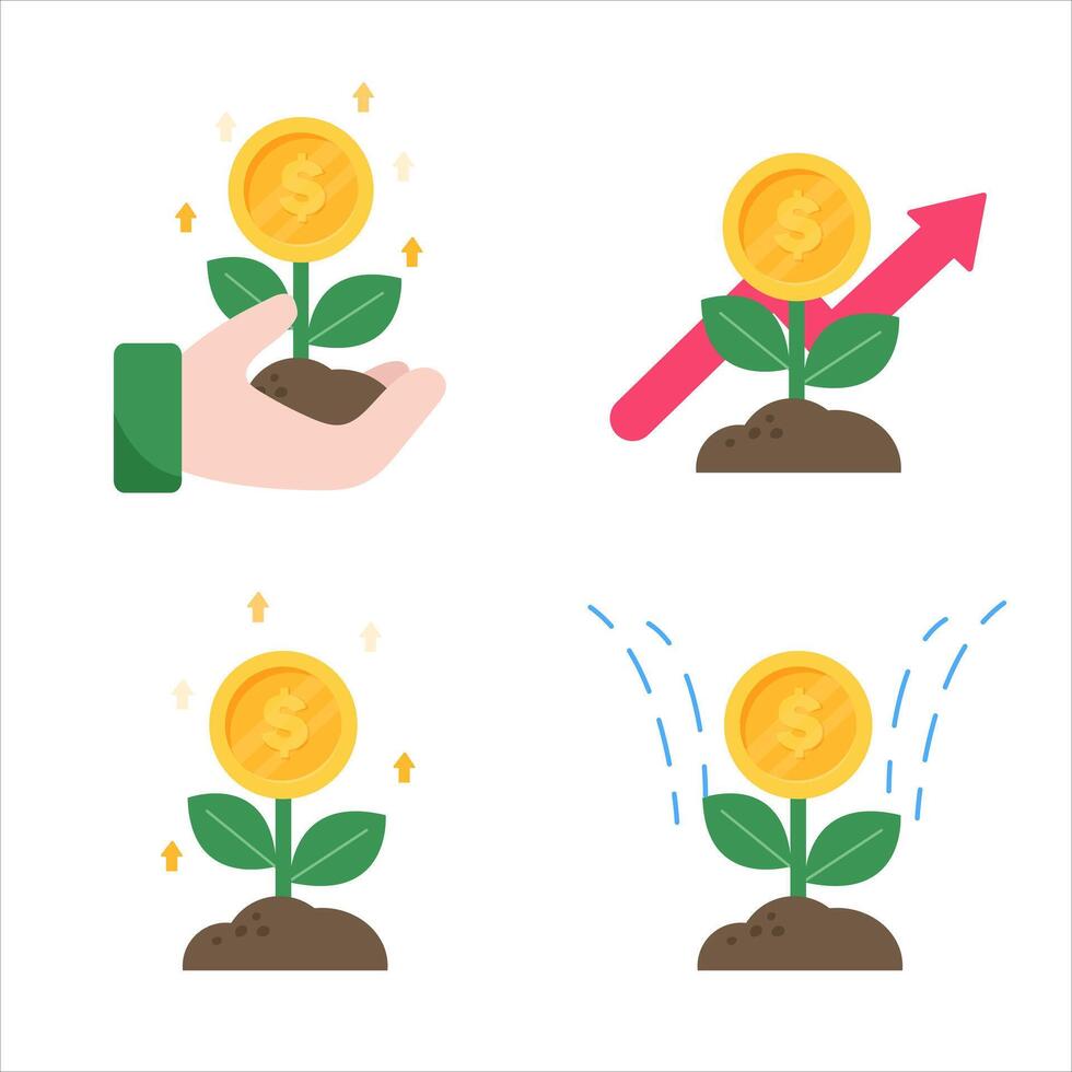 Vector dollar icon set. dollar value vector wallet and credit card money spending ideas