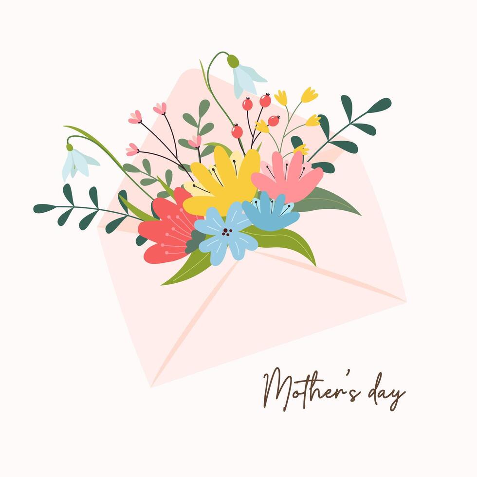 Flower collection with leaves, floral bouquets. Vector flowers. Spring art print with botanical elements. Happy Easter. Folk style. Posters for the spring holiday. icons isolated on white background.