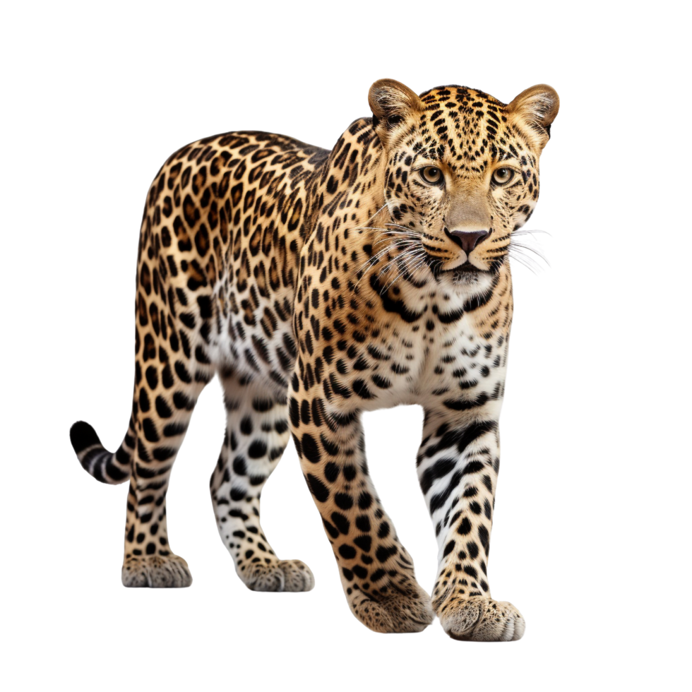 AI generated Leopard clip art png