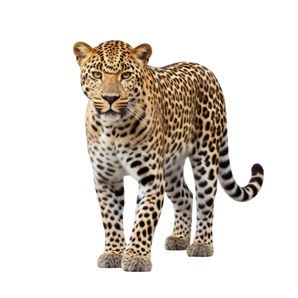 AI generated Leopard clip art png