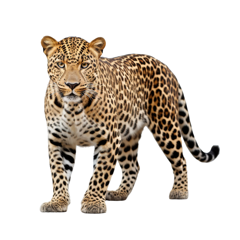 AI generated Leopard clip art png