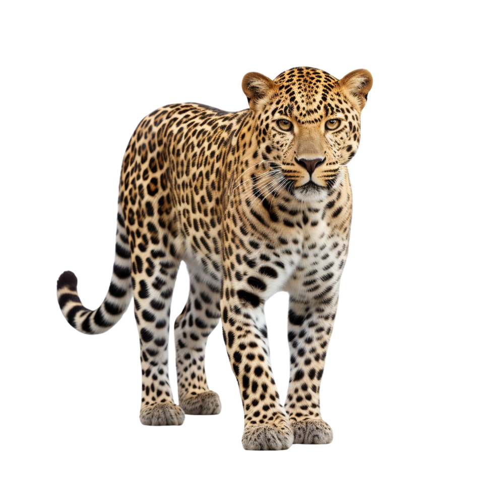AI generated Leopard clip art png