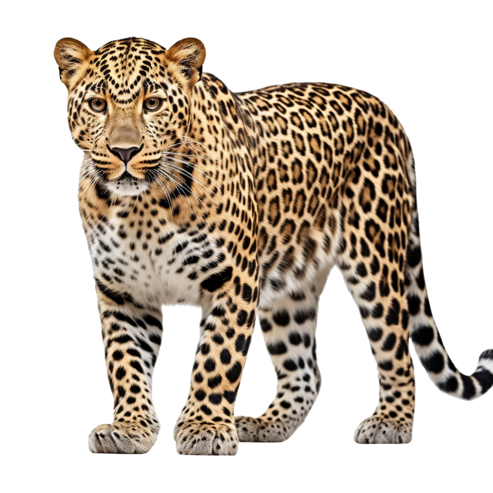 ai genererad leopard klämma konst png