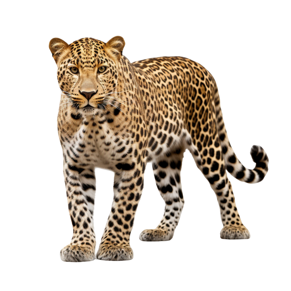 ai generado leopardo acortar Arte png