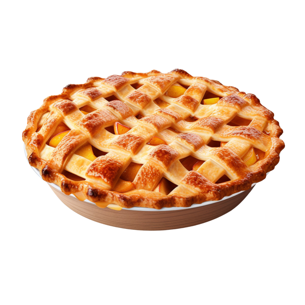 AI generated Apple pie clip art png