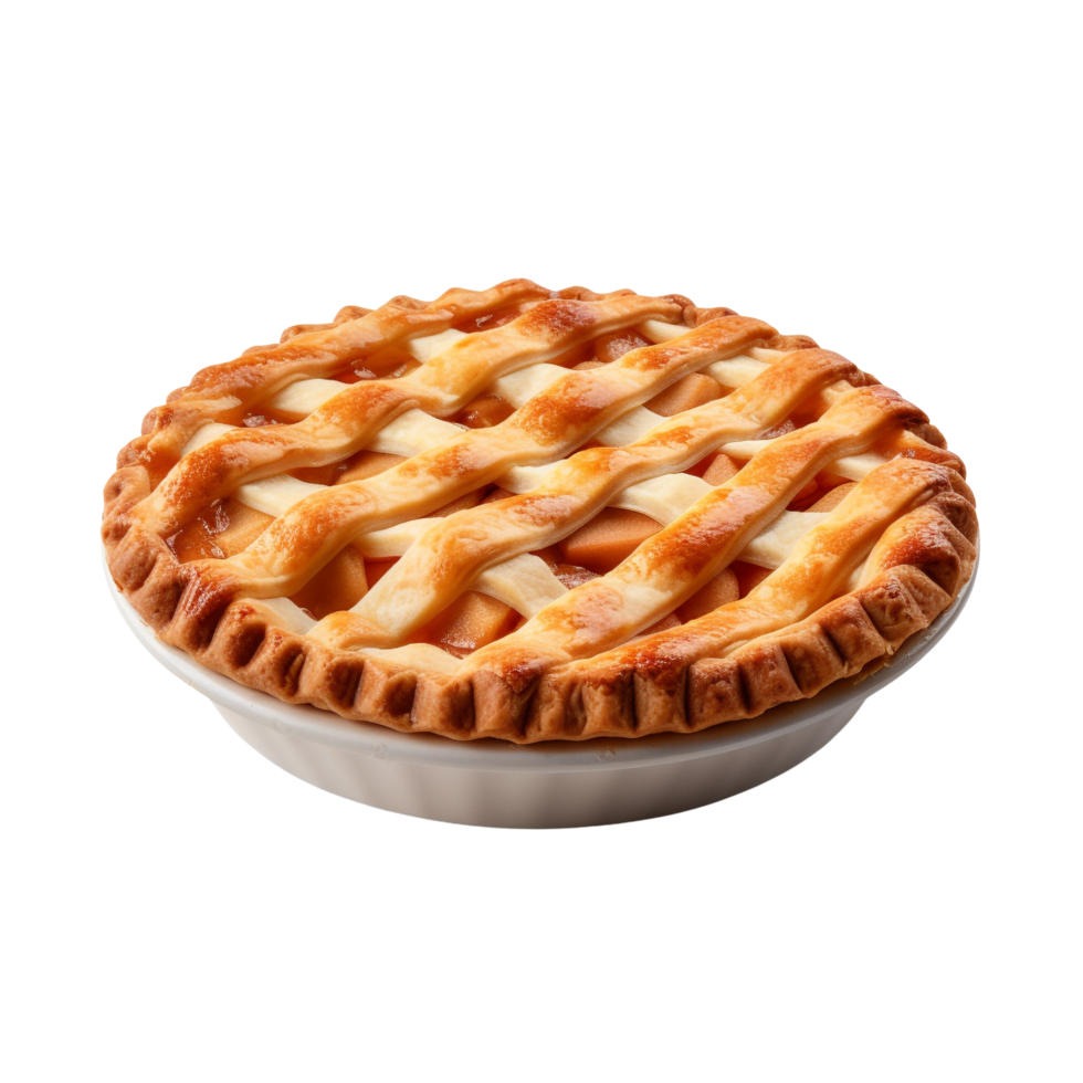 AI generated Apple pie clip art png