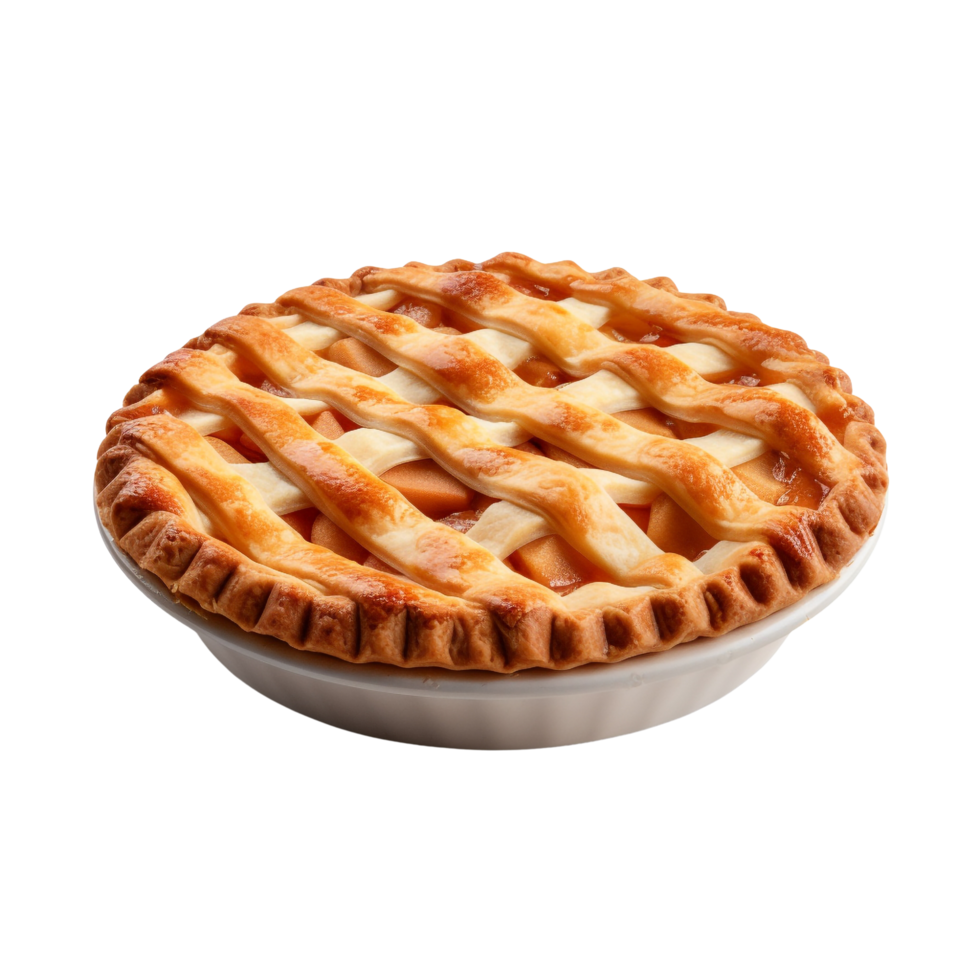 AI generated Apple pie clip art png
