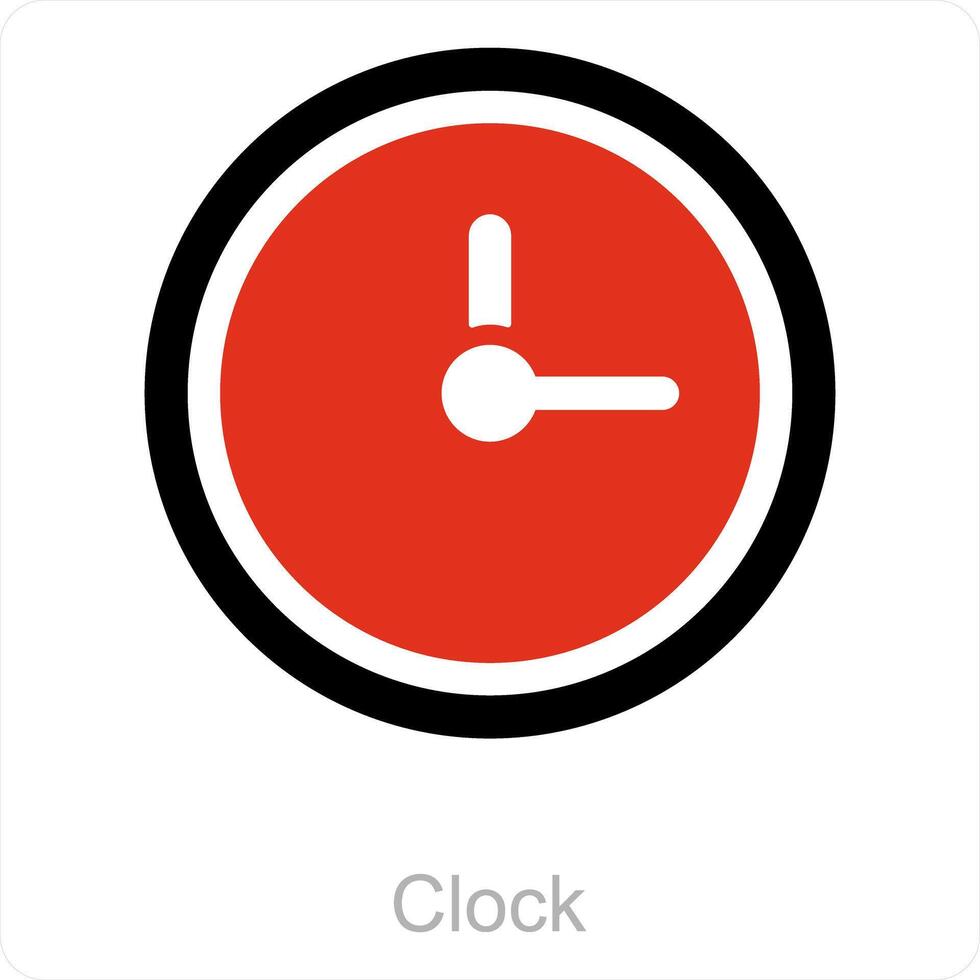 Clock and timer icon concept 40191094 vector art at vecteezy