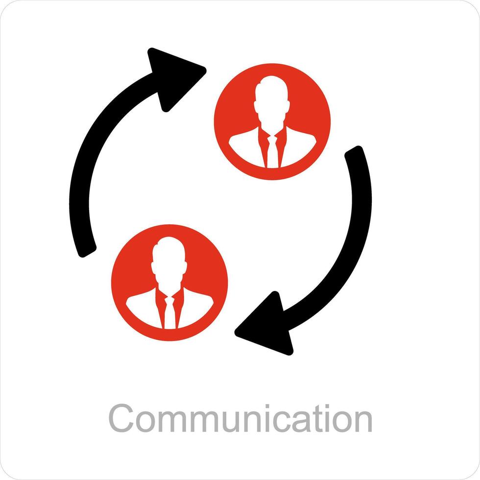 Communication and chat icon concept vector