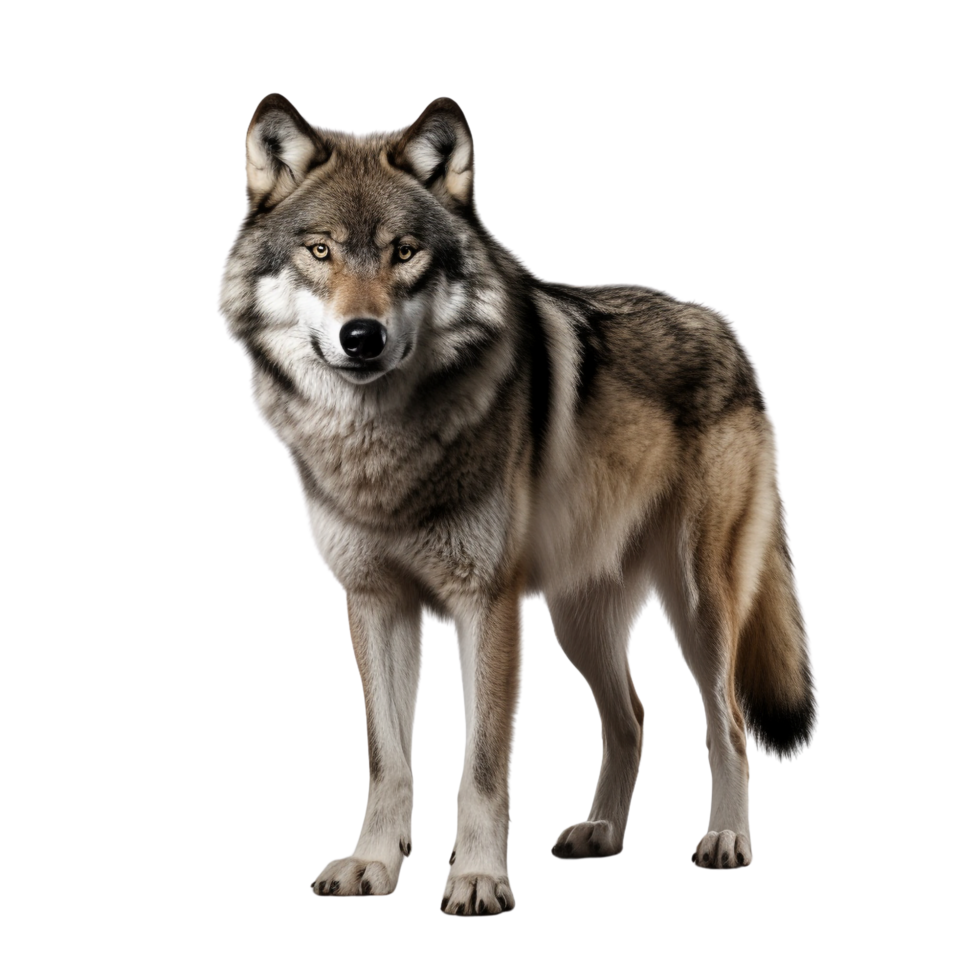 AI generated Wolf clip art png