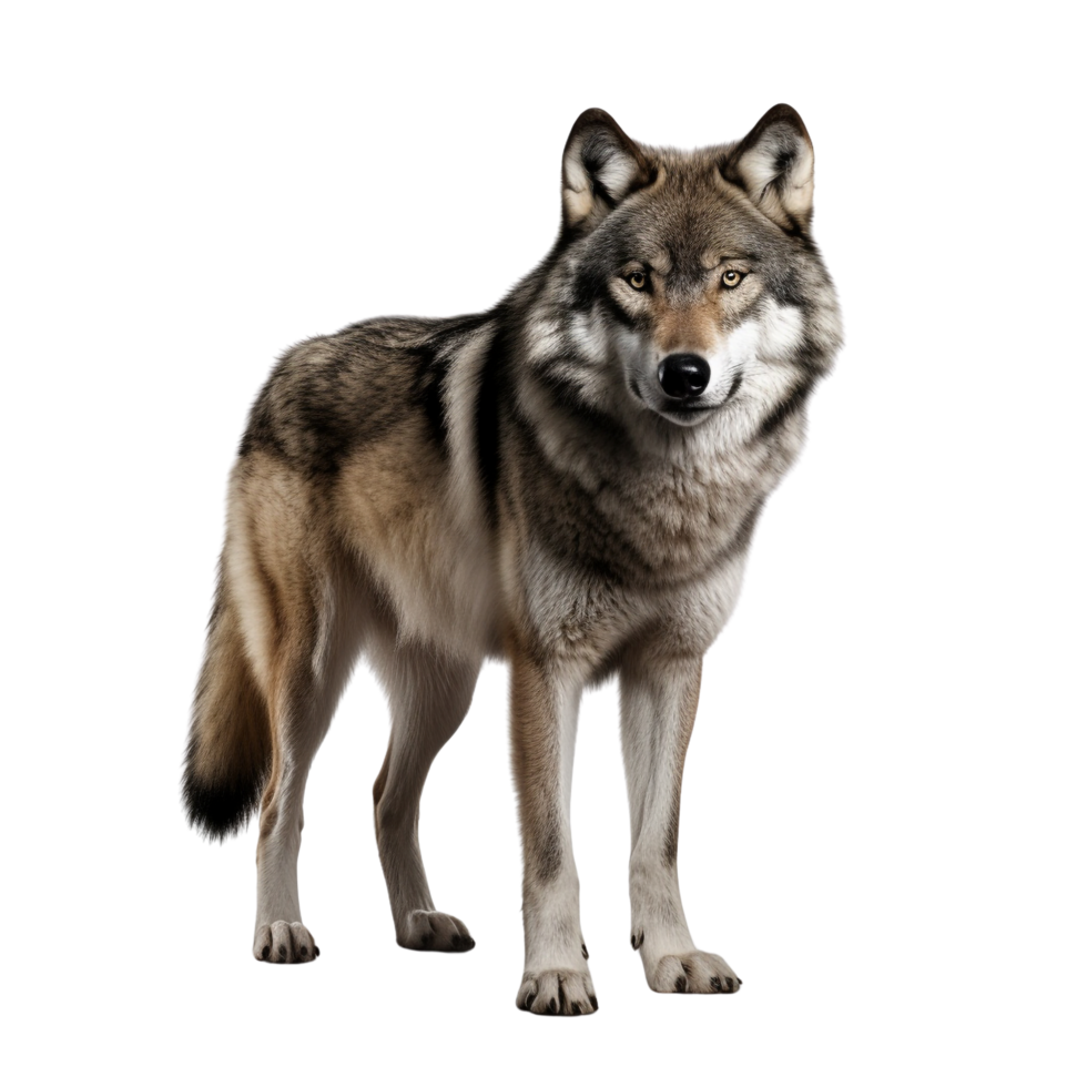 AI generated Wolf clip art png