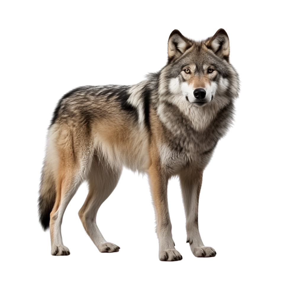 AI generated Wolf clip art png