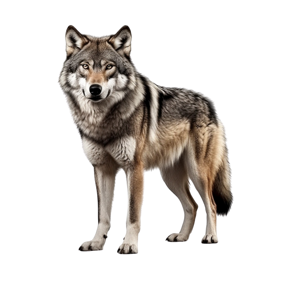 AI generated Wolf clip art png