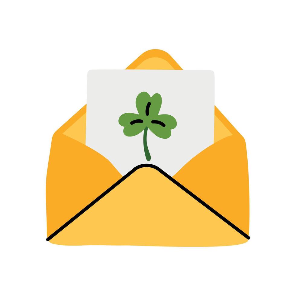 St. Patrick's Day greeting card vector