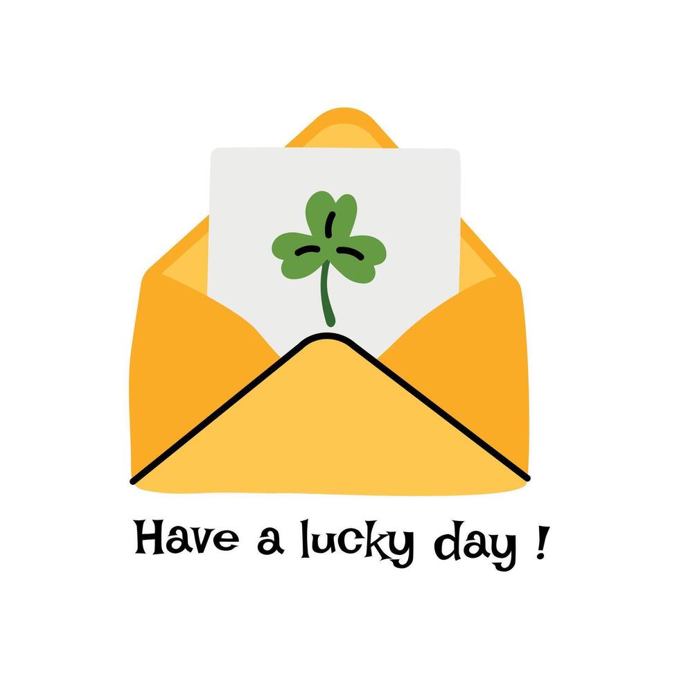 St. Patrick's Day greeting card vector