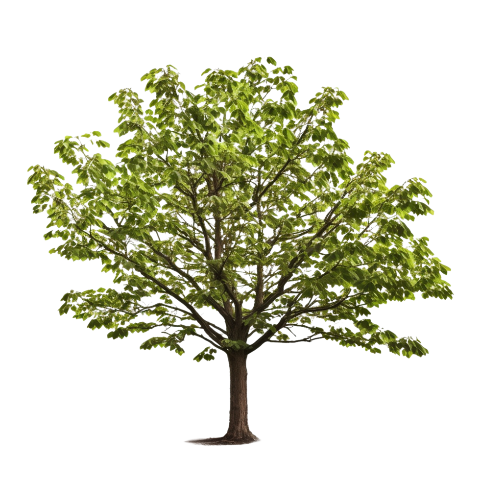 AI generated Common hazel bush clip art png