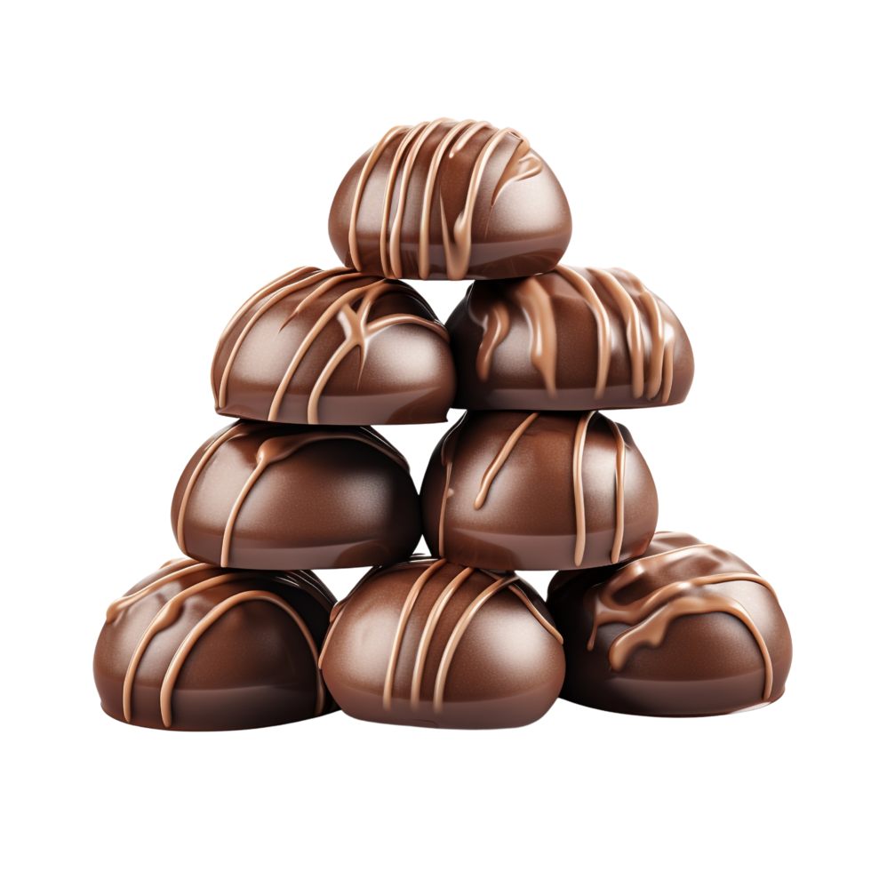 AI generated Chocolate candy clip art png