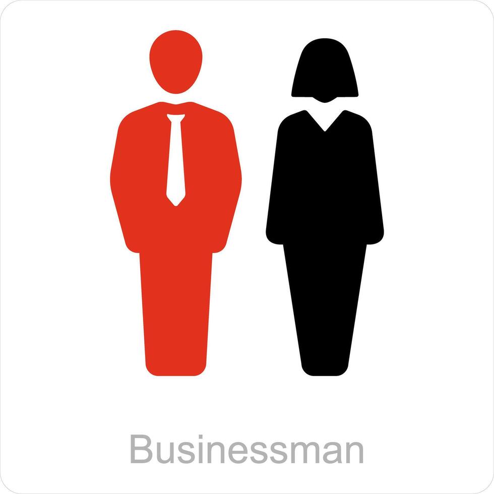 Businessman and leaders icon concept vector