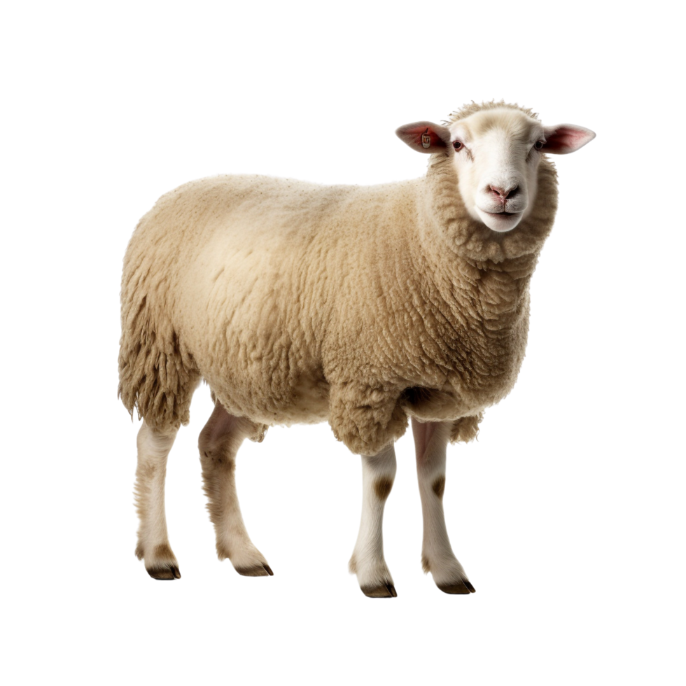 AI generated Sheep clip art png