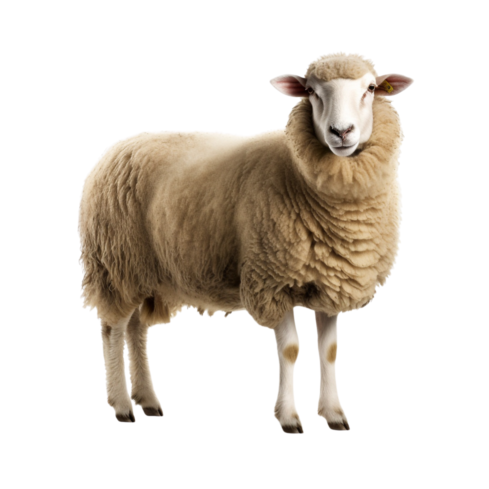 AI generated Sheep clip art png