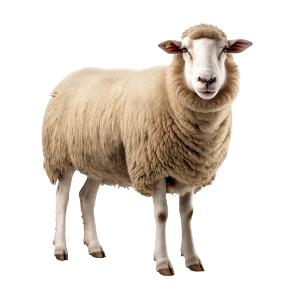 AI generated Sheep clip art png