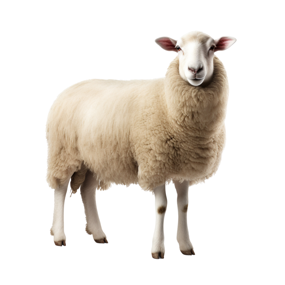 AI generated Sheep clip art png