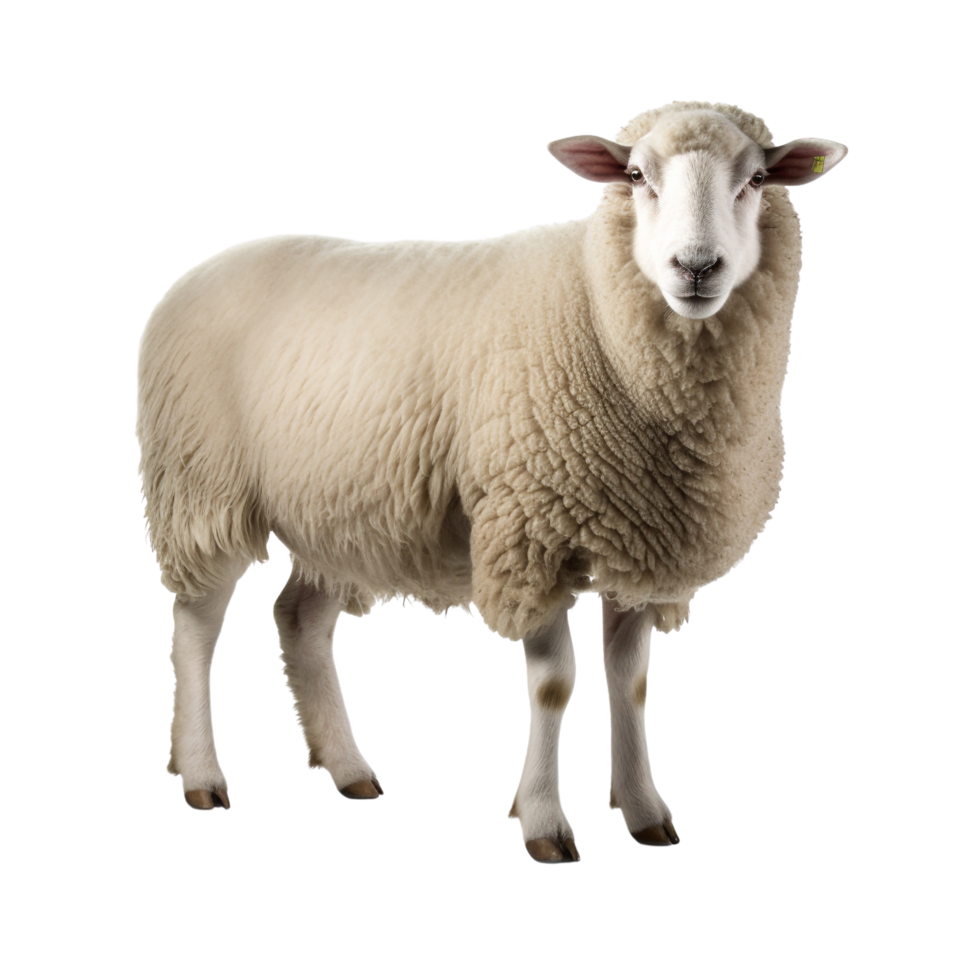 AI generated Sheep clip art png