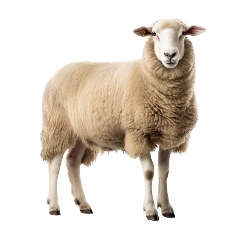 AI generated Sheep clip art png