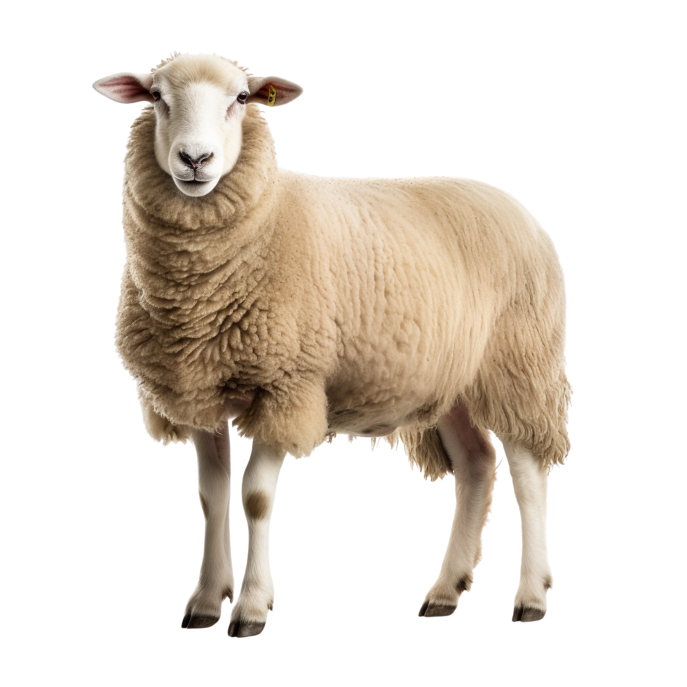 AI generated Sheep clip art png