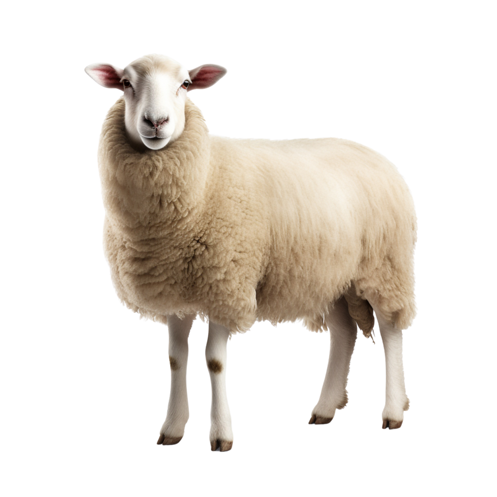 AI generated Sheep clip art png