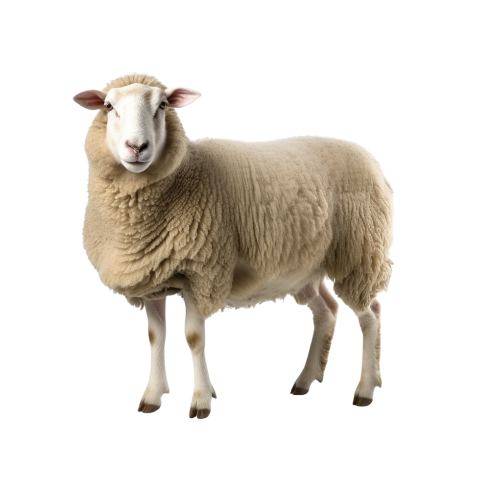 AI generated Sheep clip art png