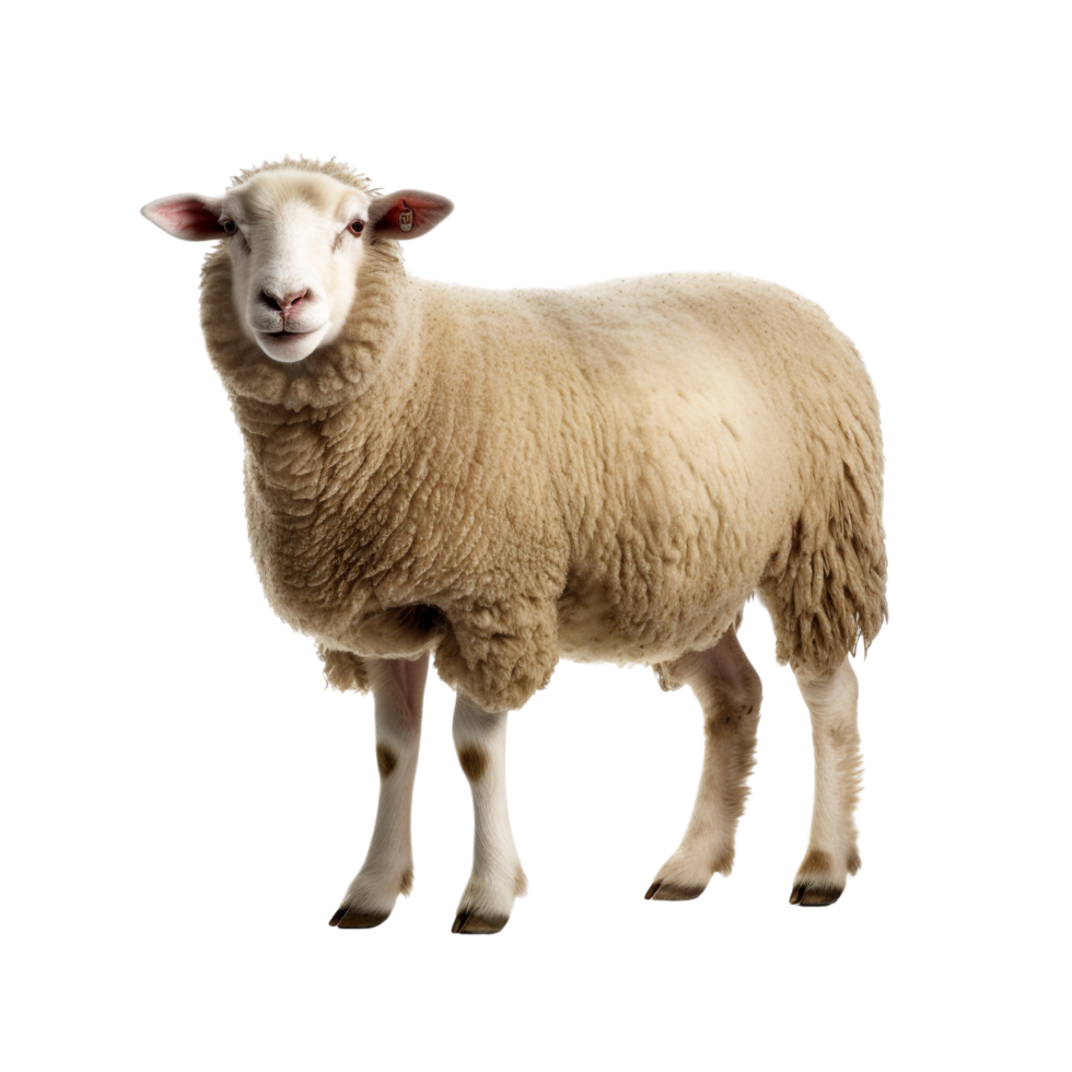 AI generated Sheep clip art png