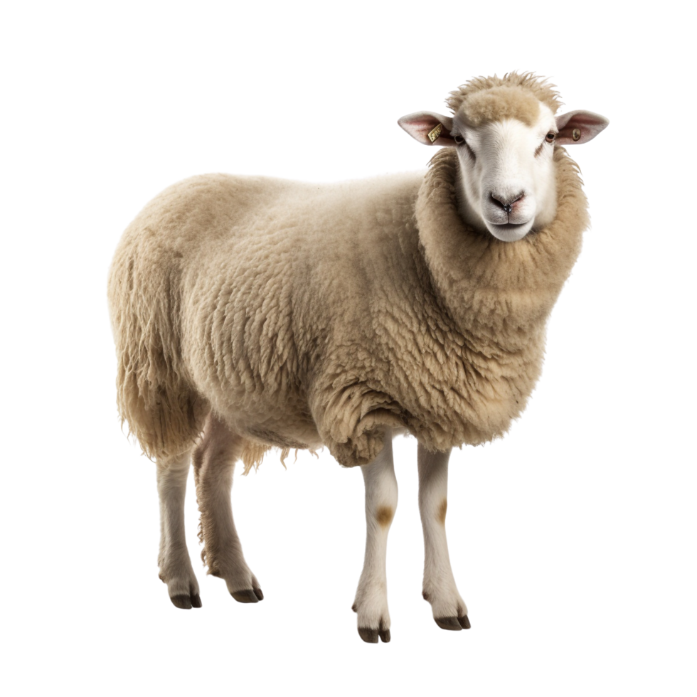 AI generated Sheep clip art png