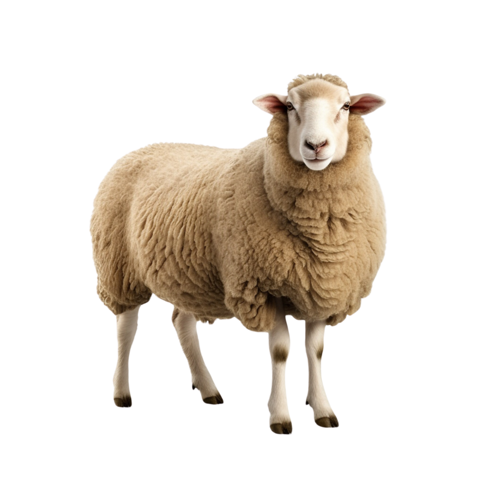AI generated Sheep clip art png