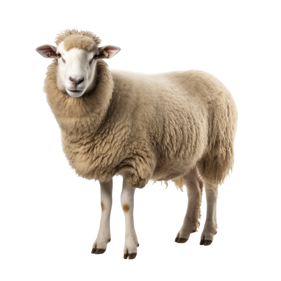AI generated Sheep clip art png