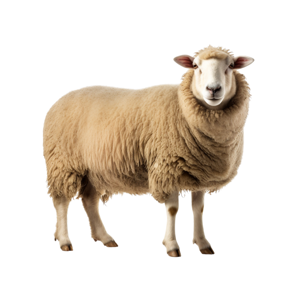 AI generated Sheep clip art png