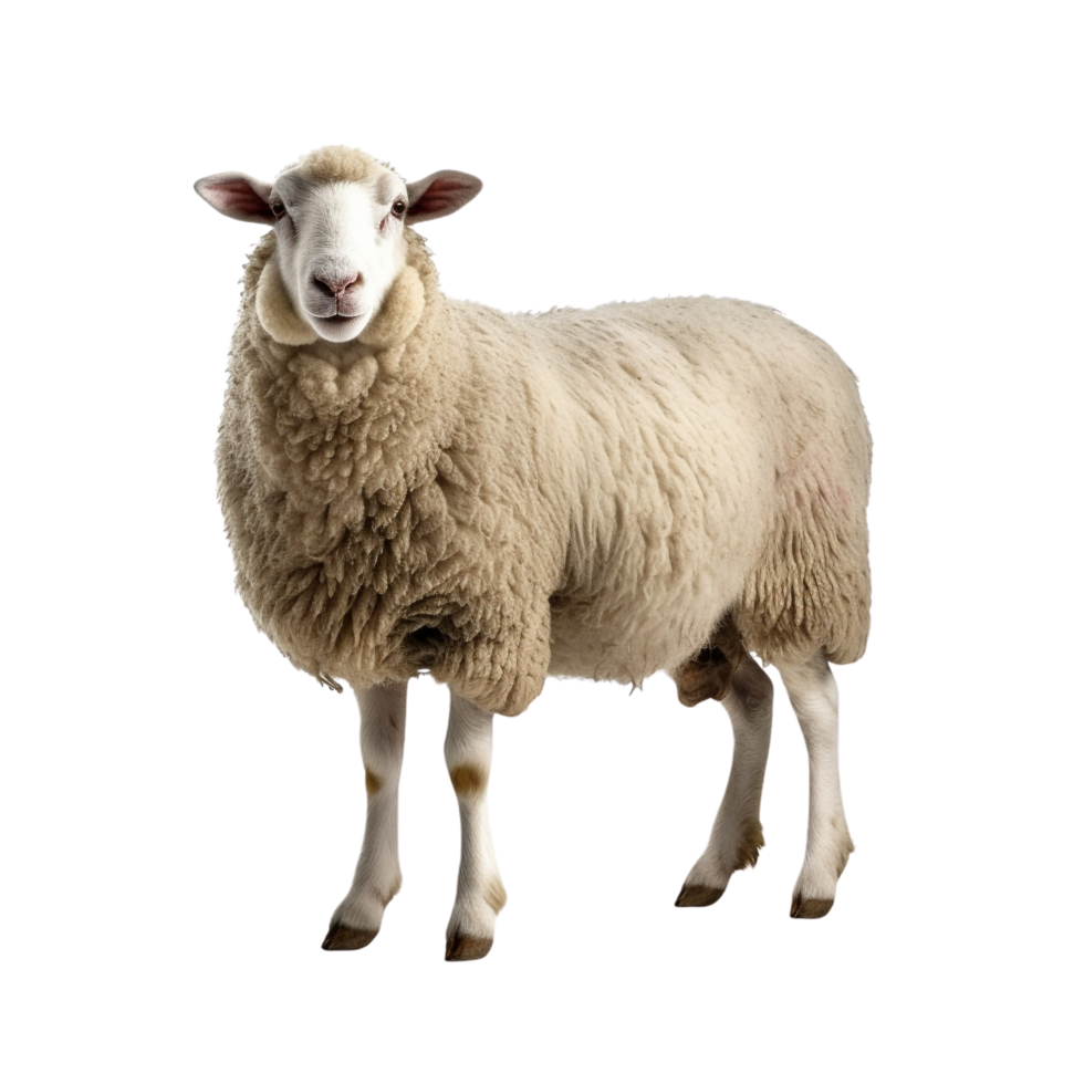 AI generated Sheep clip art png
