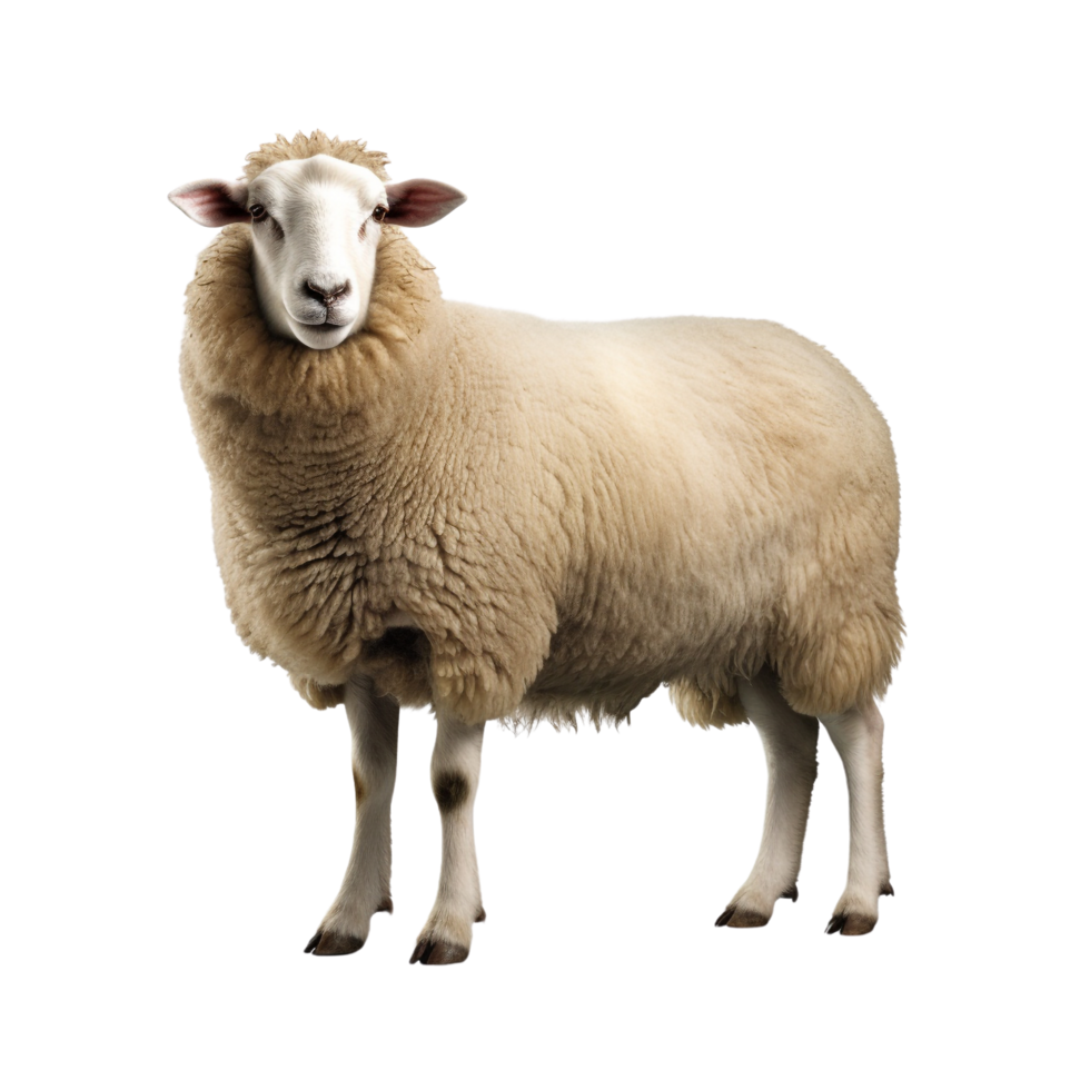 AI generated Sheep clip art png