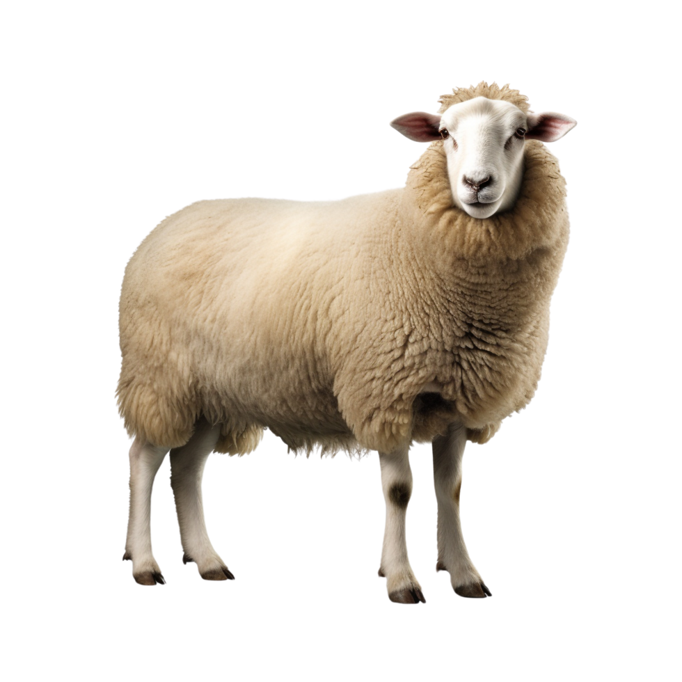 AI generated Sheep clip art png