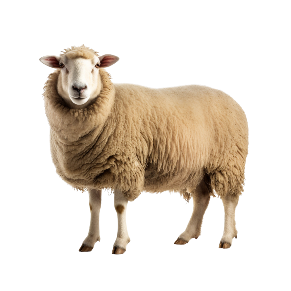AI generated Sheep clip art png