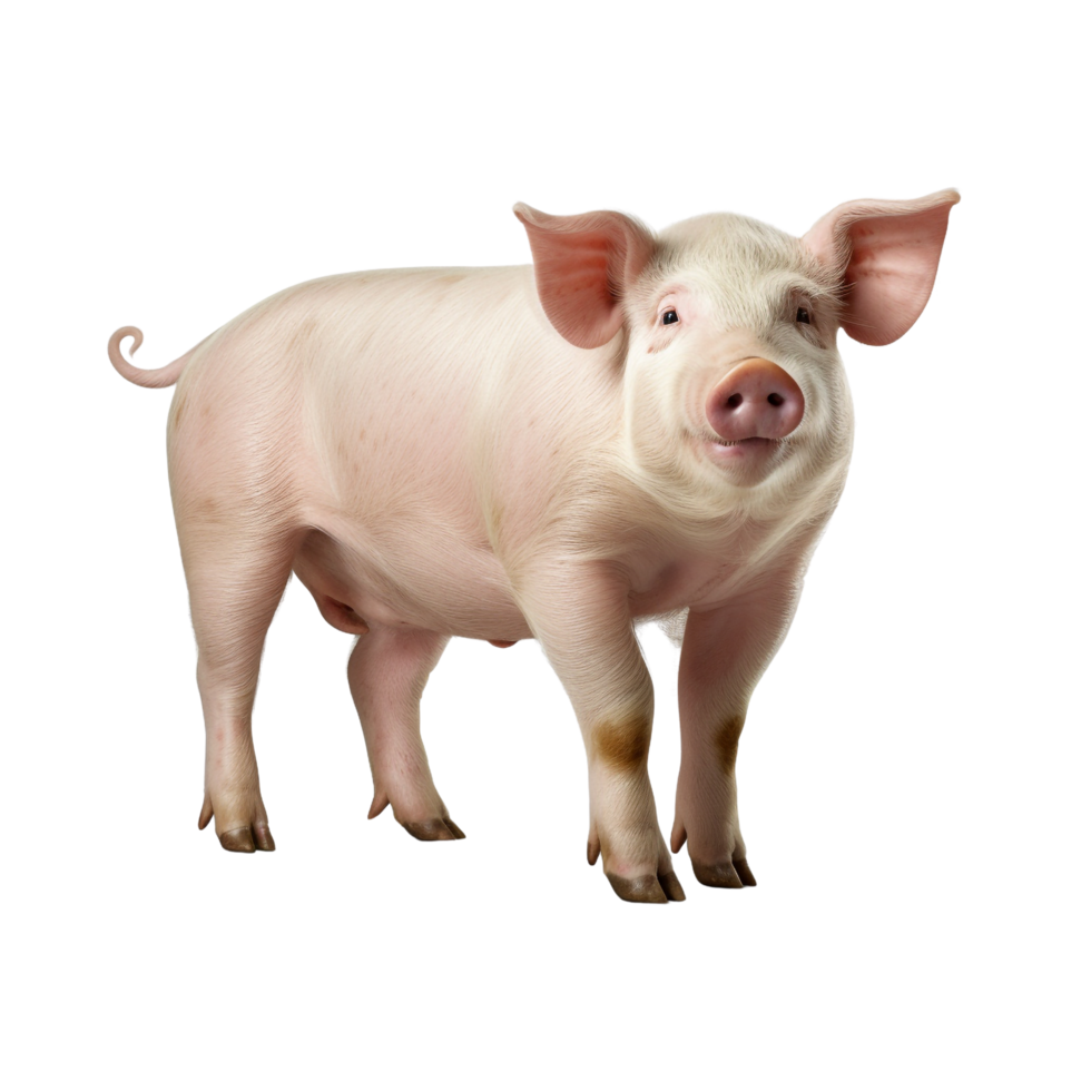 AI generated Pig clip art png
