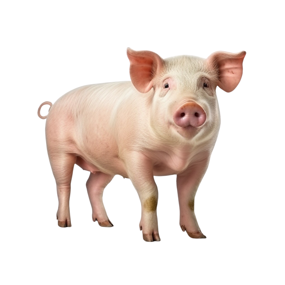 AI generated Pig clip art png