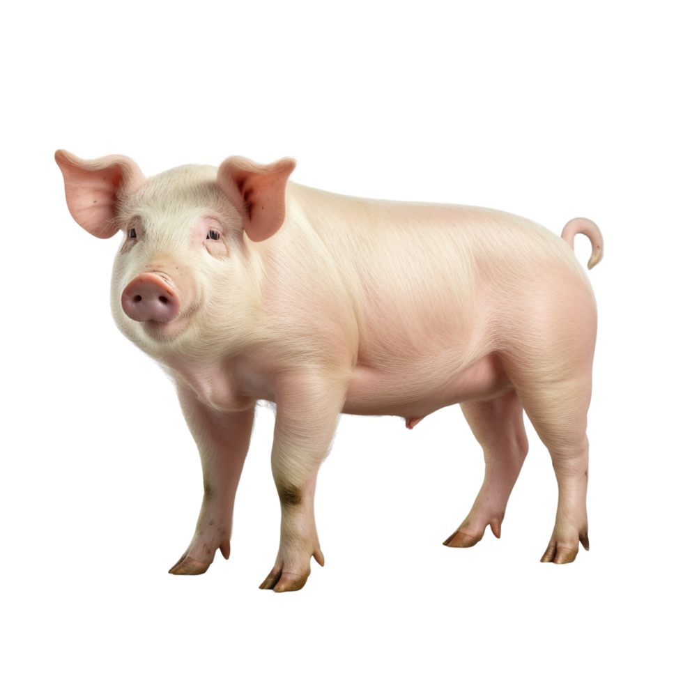 AI generated Pig clip art png