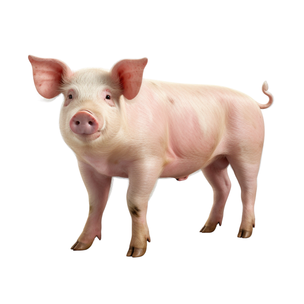 AI generated Pig clip art png