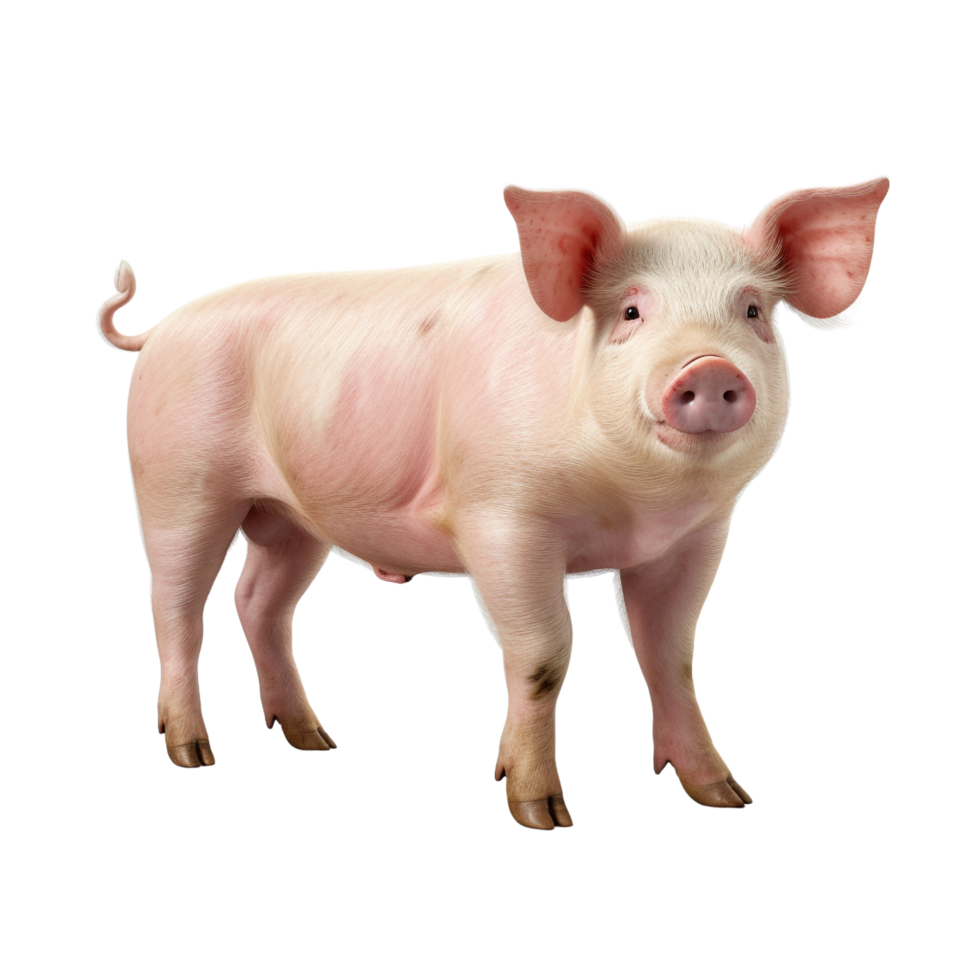 AI generated Pig clip art png