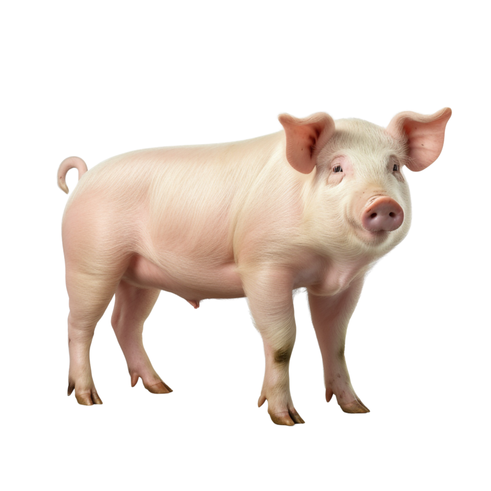 AI generated Pig clip art png
