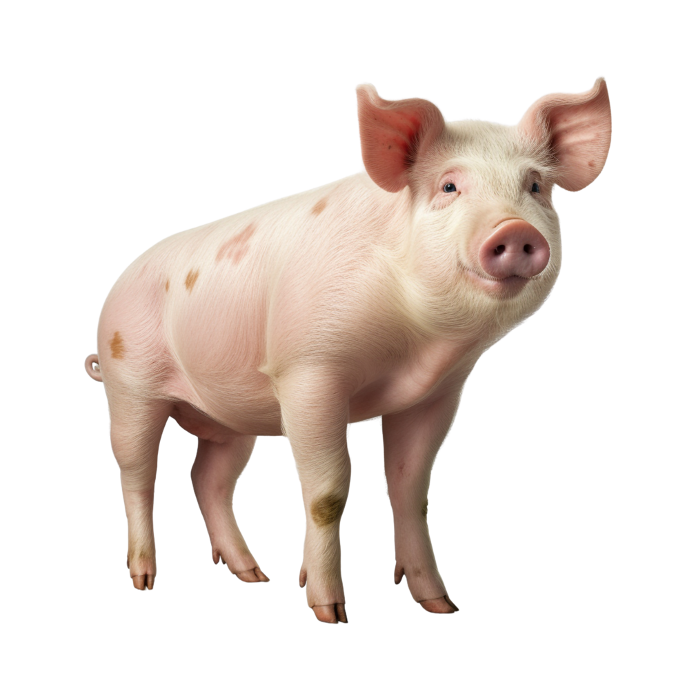 AI generated Pig clip art png