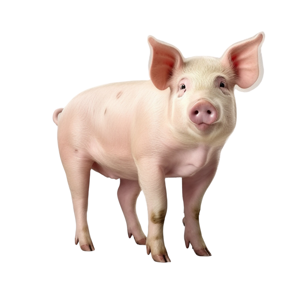 AI generated Pig clip art png